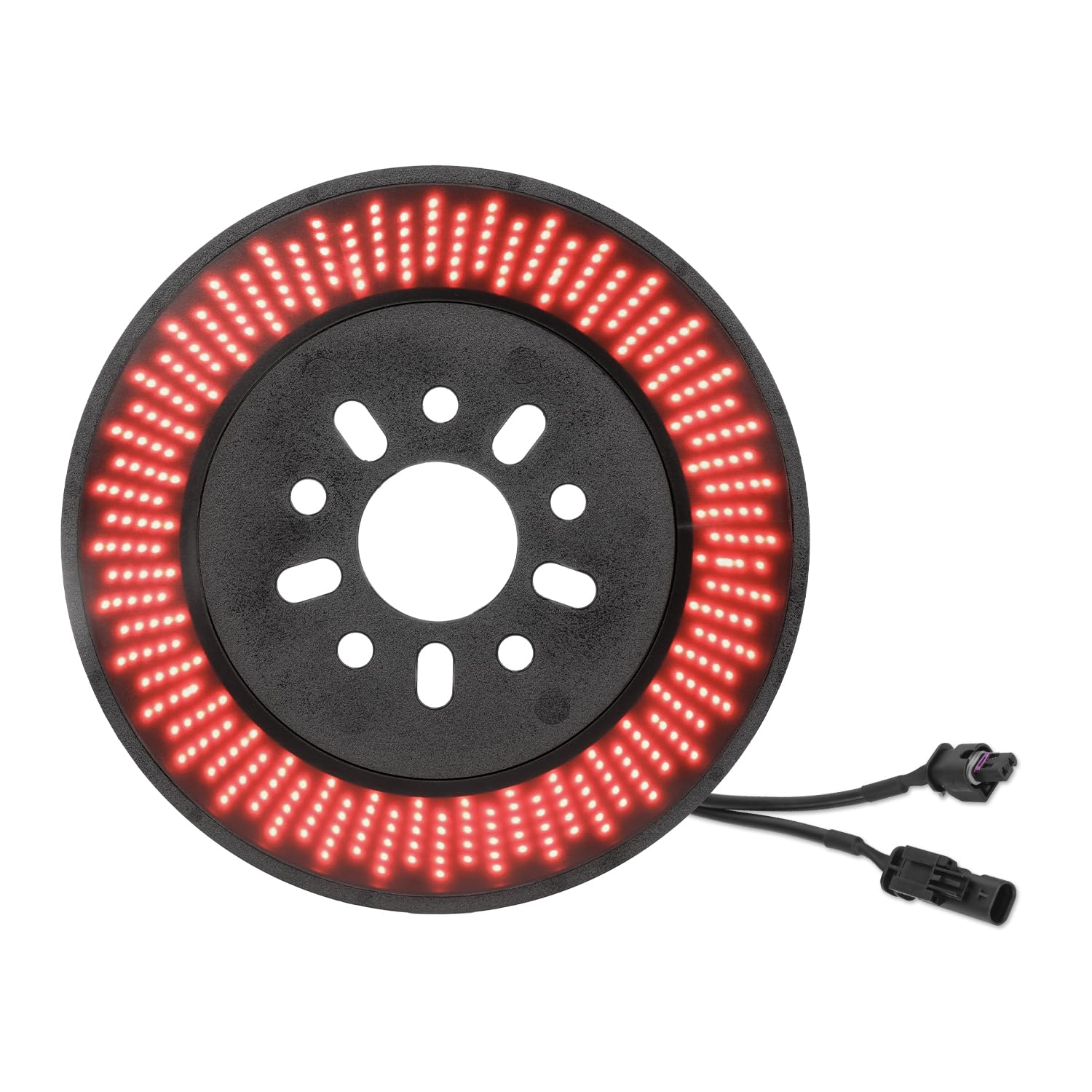 SUPAREE Spare Tire Brake Light for Je-ep Wrangler 2018-2025 JL,Smoke Black Design,Plug & Play LED Wheel 3rd Third Brake Light with 360 PCS Super