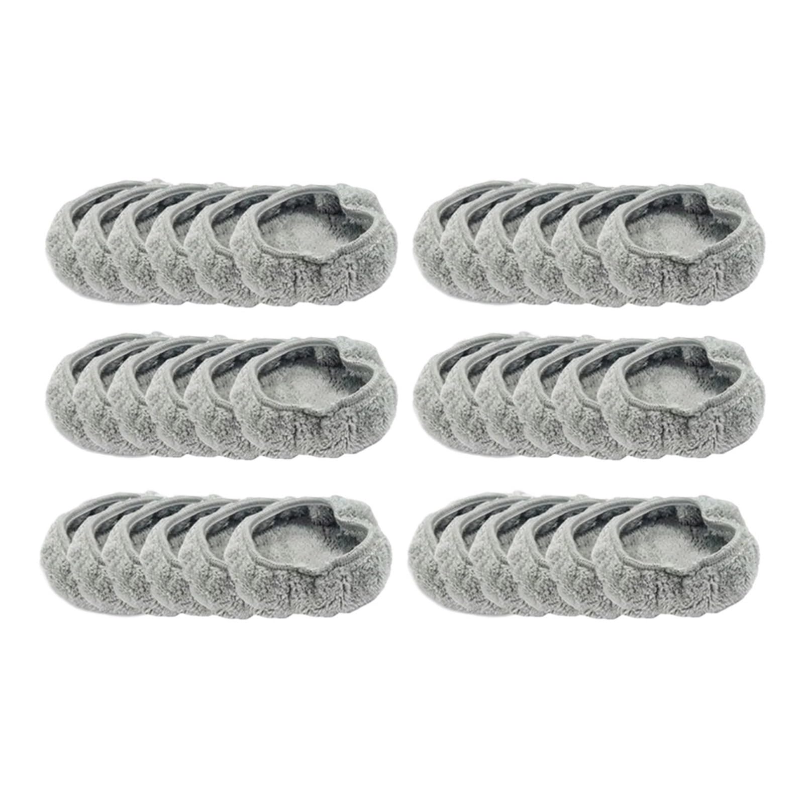 Shiketong Microfiber Cleaning Rag For Window Cleaner Robot 188 168 Parts Universal Round Robot Vacuum Cleaner Towel Dust Cloth Part(36PCS)