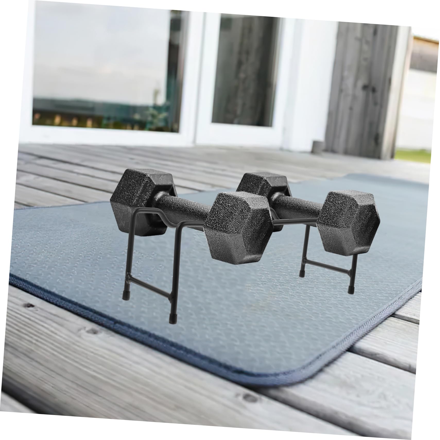 INOOMP 2pièces Support De Rangement Pour Haltères Organisateur Compact Et Pratique Pour Gym à Économise De Espace Et