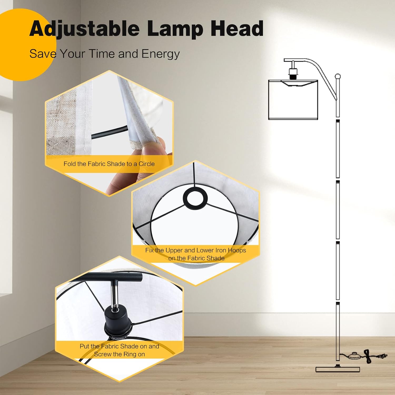 Rеvіеw Dіѕсоunt Tangkula Floor Lamp for Living Room, Mid Century Tall Pole Lamp with Arc Hanging Shade, Foot Switch & Metal Base, Indoor Reading Standing Light for Living Room Bedroom Office, LED Bulb Not Included ❤ Crаzу Dеаlѕ Tangkula Floor Lamp for Living Room, Mid Century Tall Pole Lamp with Arc Hanging Shade, Foot Switch & Metal Base, Indoor Reading Standing Light for Living Room Bedroom Office, LED Bulb Not Included