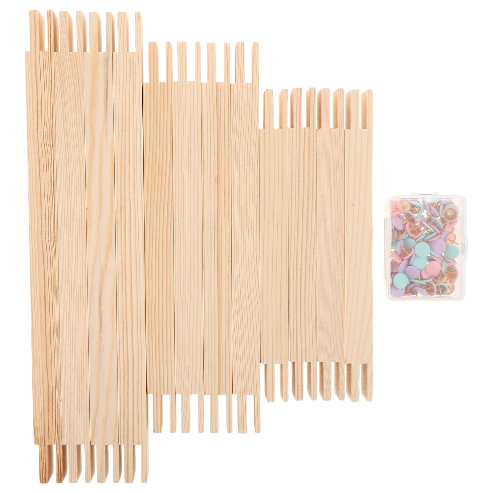 SHINEOFI Kit de Bastidor de Madera para Bordado Alfileres Marco Resistente y Accesorios para Manualidades y Proyectos de Costura