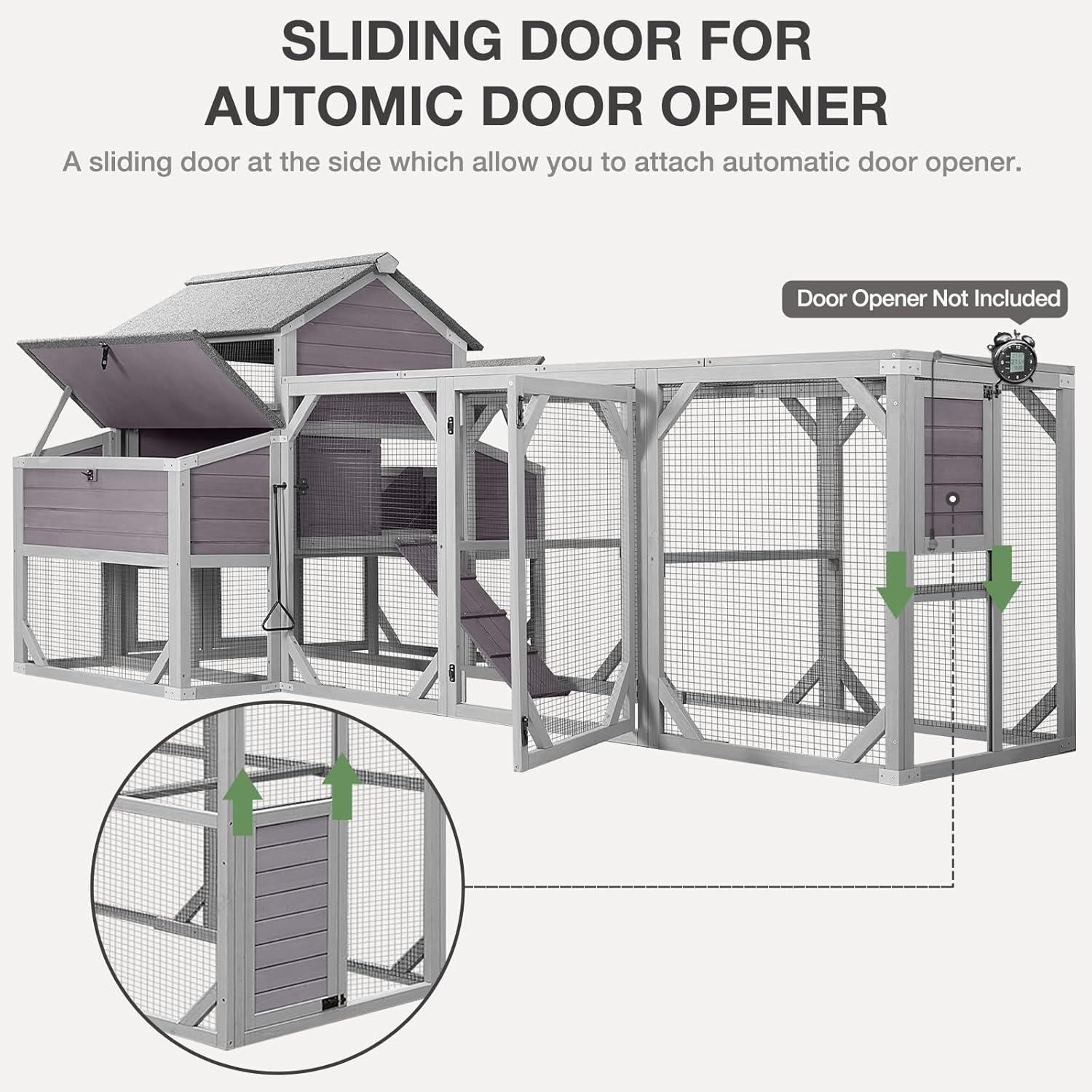 Sliding Door for Automatic Door Opener