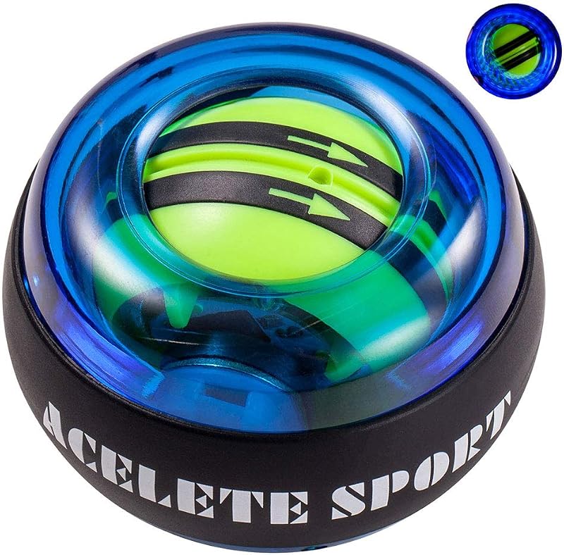 Gyro Ball Ejercitador de muñeca Gyroscopio Ball Fortalecedor de antebrazo para huesos y músculos de muñeca más fuertes