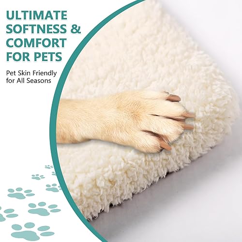 Miniatura 5 de Tapete suave para perros, cama para mascotas para un descanso cómodo, ideal para todos los tamaños de perro, lavable a máquina, duradera y fácil de