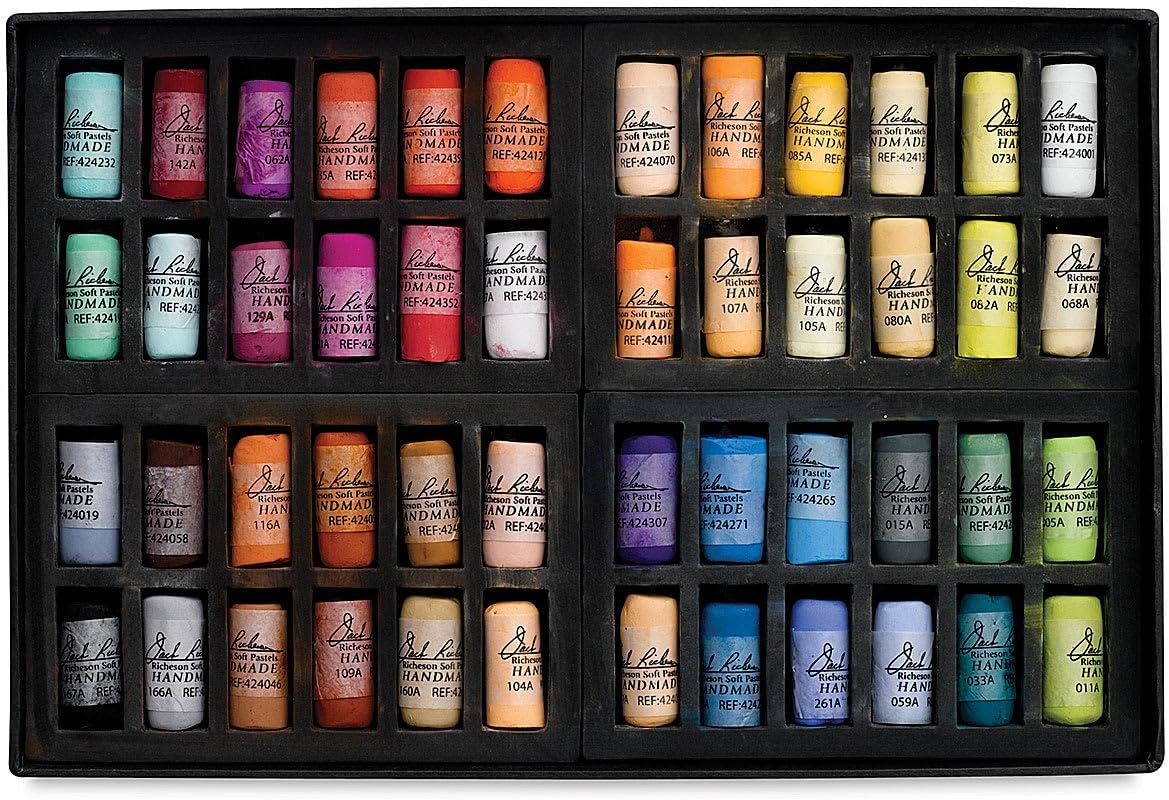 Jack Richeson 427520 Signature Half Stick Hand Rolled Pastels