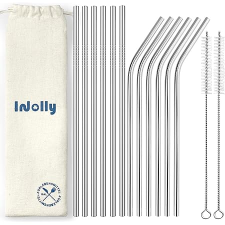 6 Paille En Inox Réutilisable Brosse Spéciale Pour Nettoyage Parfait - Argent - Prix En Algérie | DZ