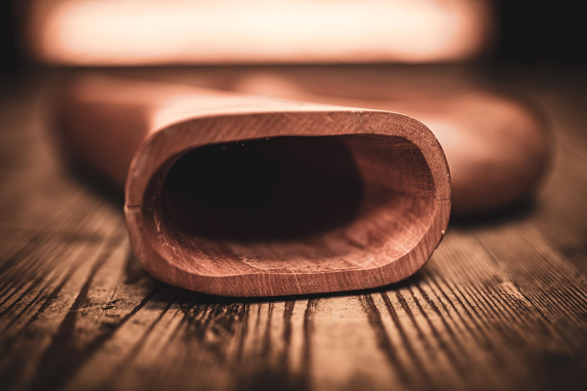 Sonic Energy Didgeridoo en S – instrument de voyage – accordé en Do – acajou, naturel (DDPROFSC)