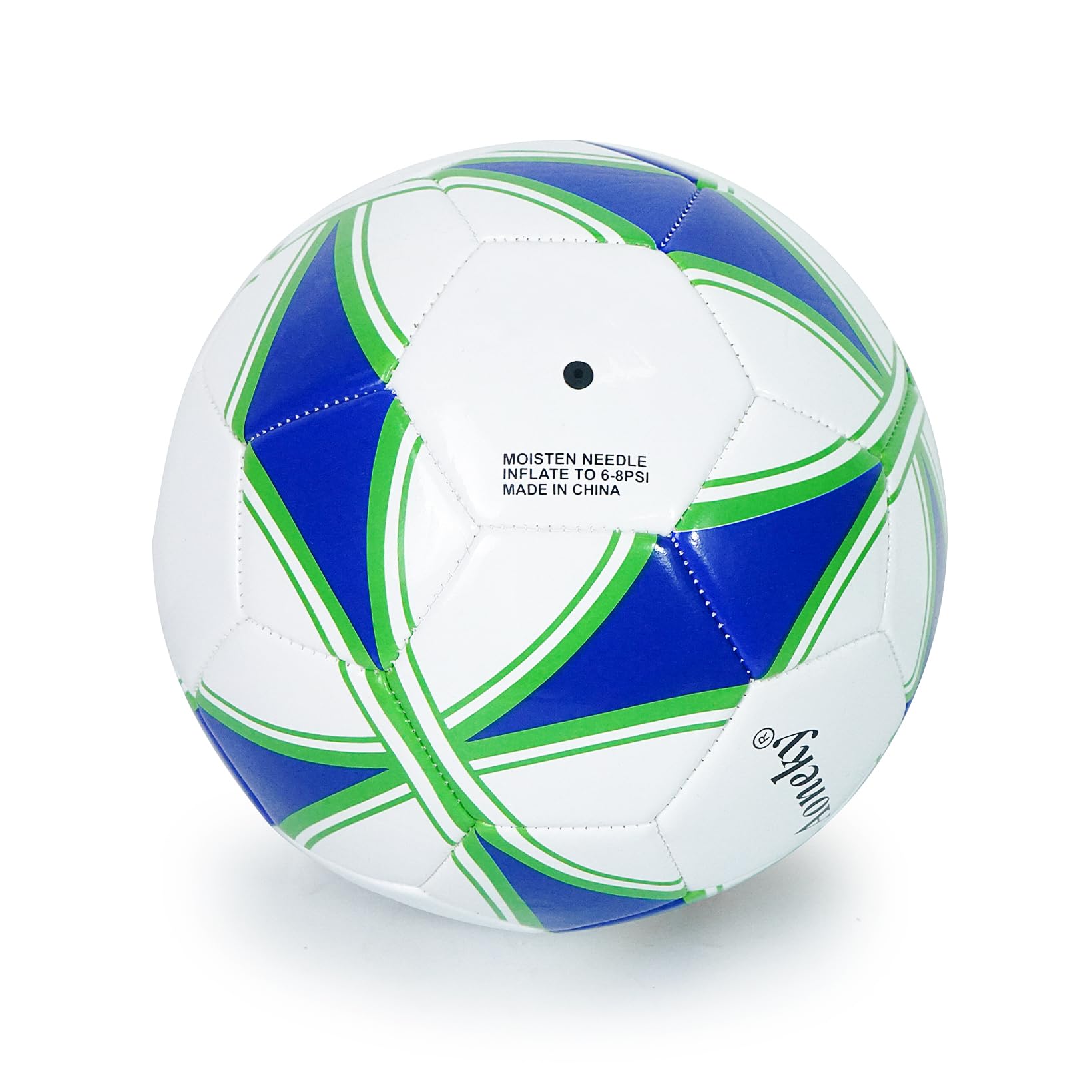 Aoneky Trainingsfußball, Größe 5, Einzel- oder 6er-Pack, mit Pumpe