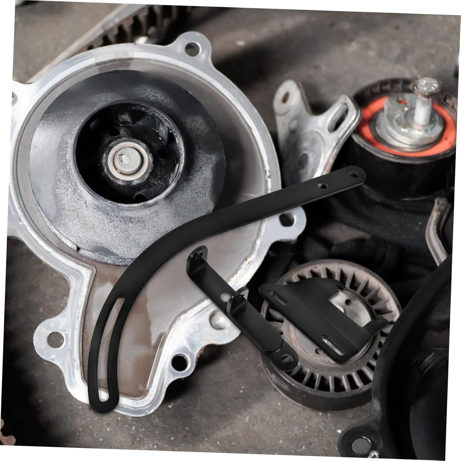 Cabilock Pump Bracket Set Fit Gates Water Pump for Car Mount Bracket for Alternator