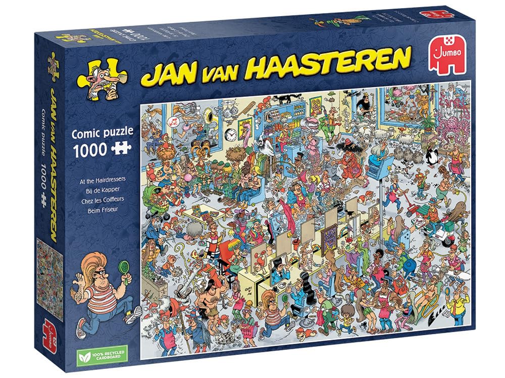 Jan Van Haasteren at The Hairdressers 1000 Piece Comic Puzzle