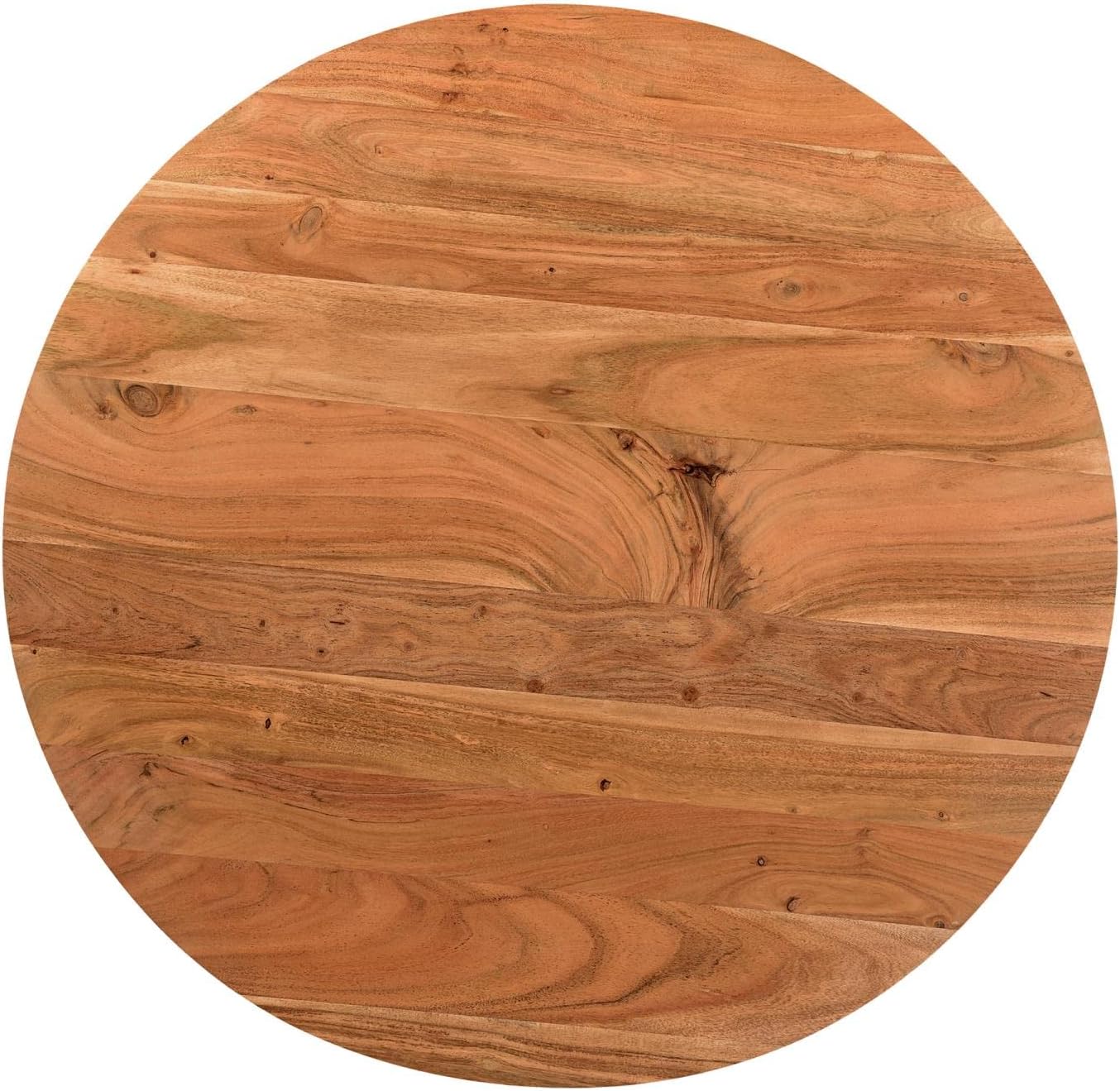 Moe's Home Collection Bradbury Circular Wood Coffee Table in Natural