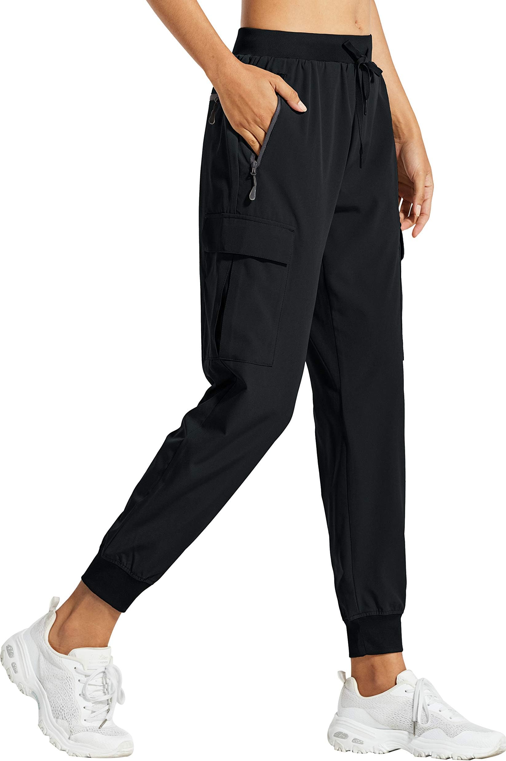 Women's Cargo Joggers Lightweight Quick Dry Hiking Pants Athletic Workout Lounge Casual Outdoor