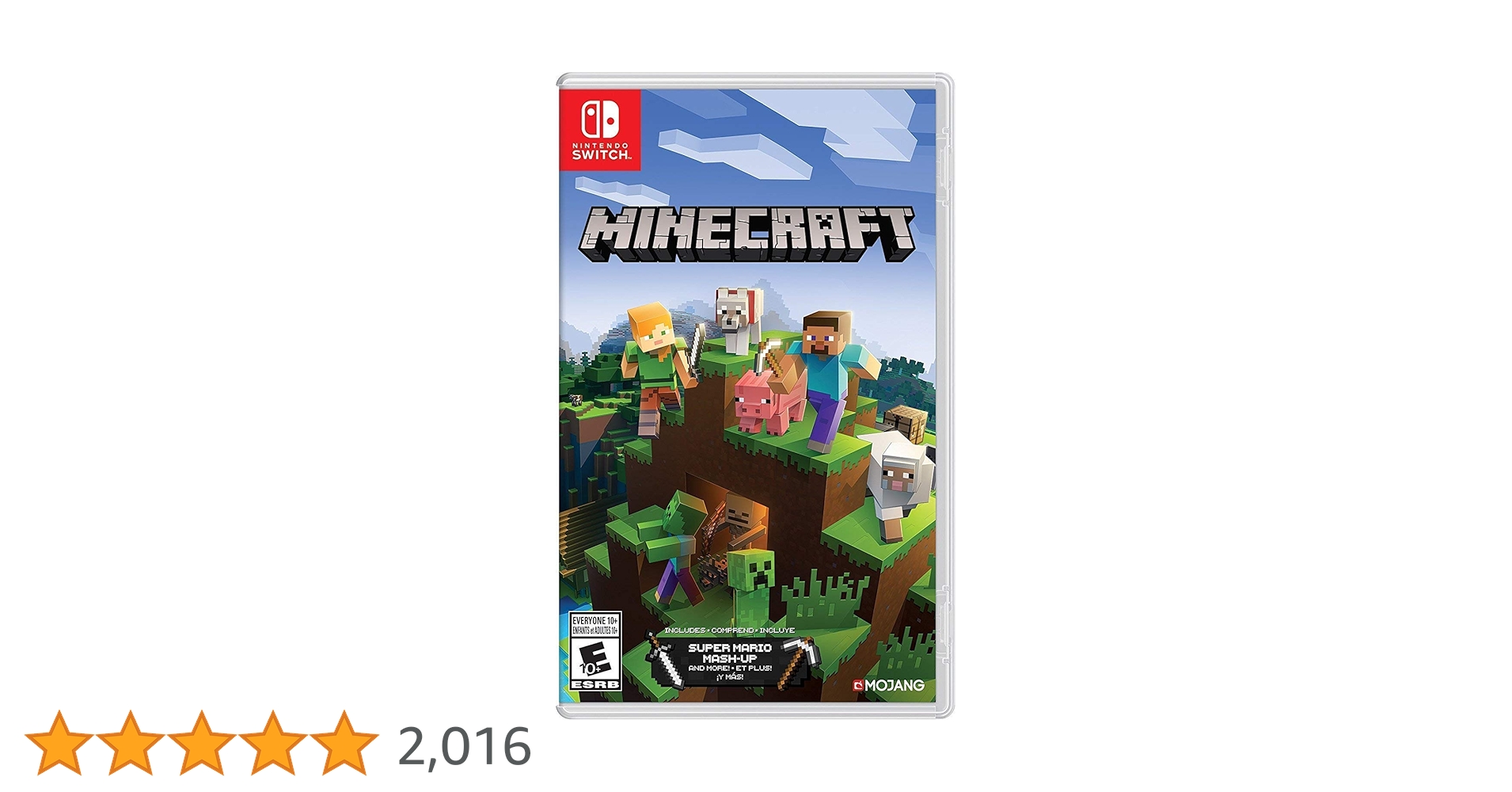 Minecraft Nintendo Switch版 Switch Minecraft (マインクラフト) : セレクト34 Yahoo!店