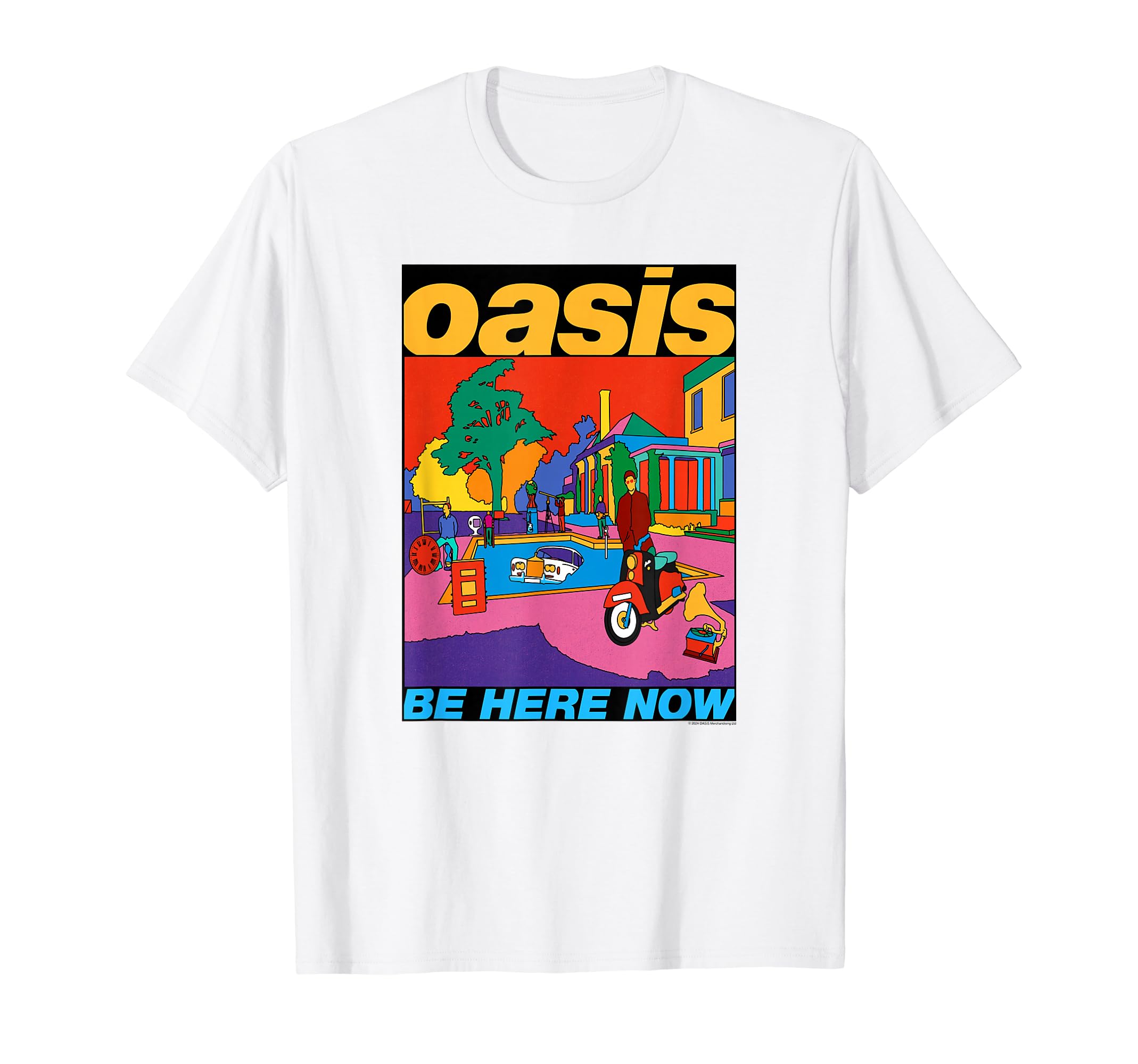 OASIS be here now Tシャツ xlarge anvilタグ Amazon | Oasis – Be Here Now Colour Tシャツ | Tシャツ