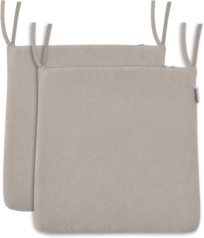 BALCONY&FALCON Chair Cushion NonSlip Rear Seat Cover Plus Cushion 16x16 Inches