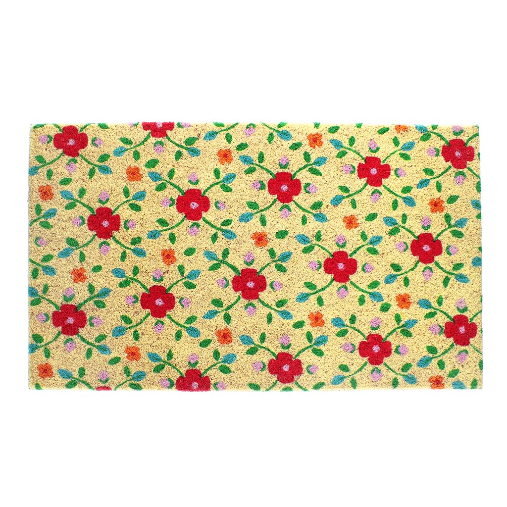 Rex London Door Mat Indoor — Door Matts Indoor Non Slip | Washable Doormat Floor Mat | Small Door Matt for Front Door & Hallway | Pet Mats for Floor | Front Door Decor | Coconut Fibre