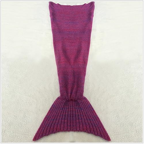 ZiDeTang Manta de cola de sirena para adultosadolescentes, para todas las estaciones, manta de cola de mar, saco de dormir, sofá cama, acurrucarse,