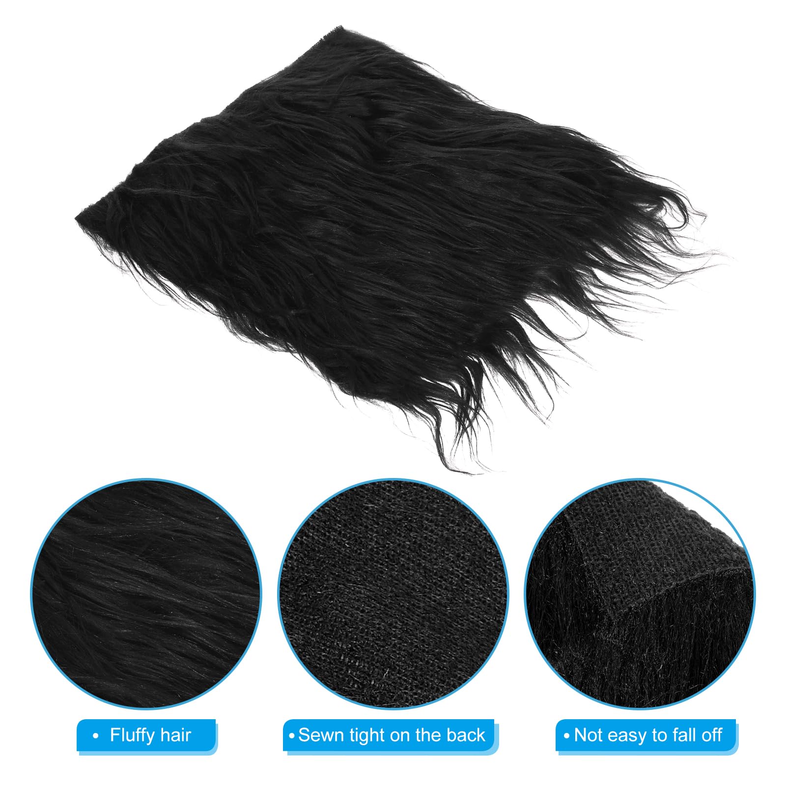 PATIKIL Plush Faux Fur Fabric Square - Image 4