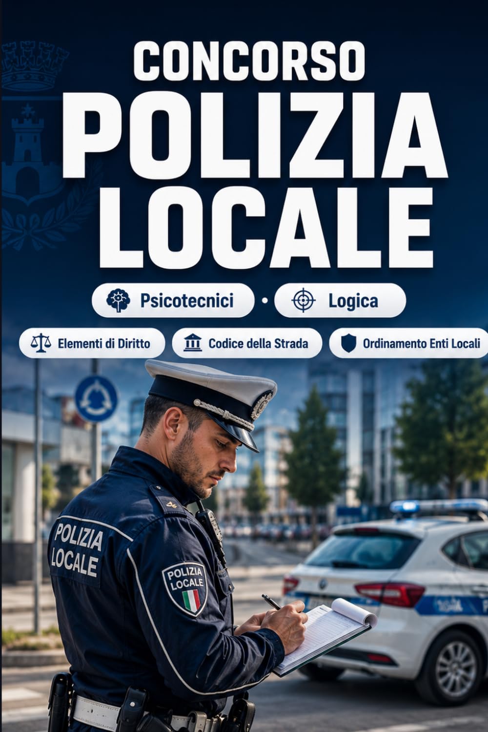 Concorso Polizia Locale 2026 — Agente di Polizia Municipale: Quiz commentati, diritto, codice della strada, sicurezza urbana, casi pratici e prova orale