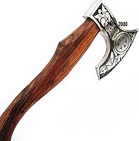 Vista 5 de AX-9963 Viking Barbudo Camping Hacha de hacha para dividir