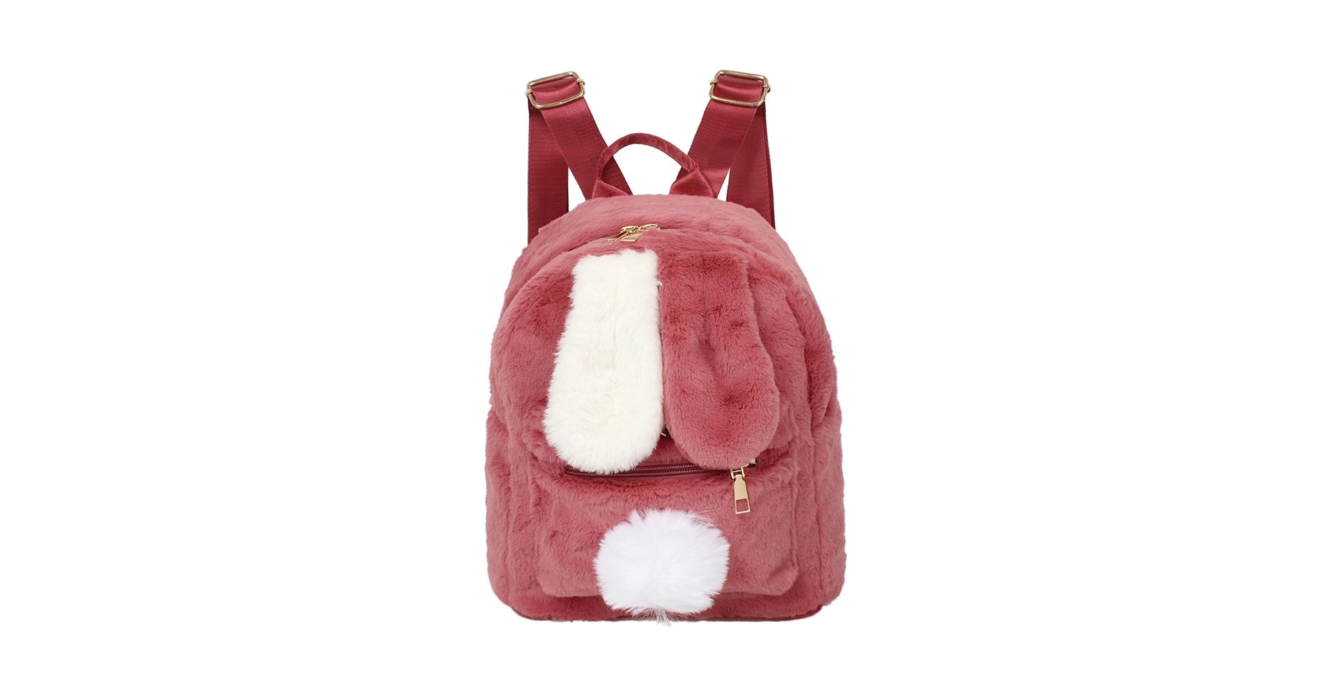Amazon.com: Hyuyikuwol Cute Fluffy Backpack Mini Rabbit Ears