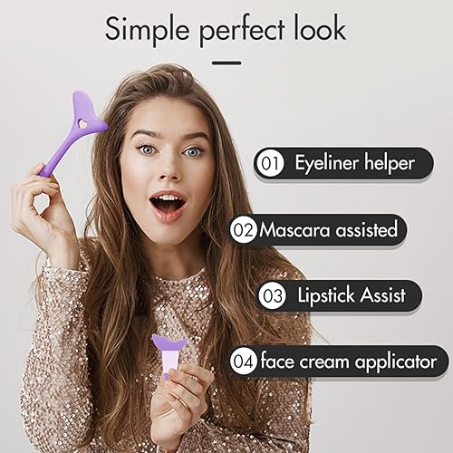 Miniatura 5 de Plantillas delineador de ojos de silicona, herramienta delineador de ojos con alas, herramienta de maquillaje reutilizable, delineador de ojos,