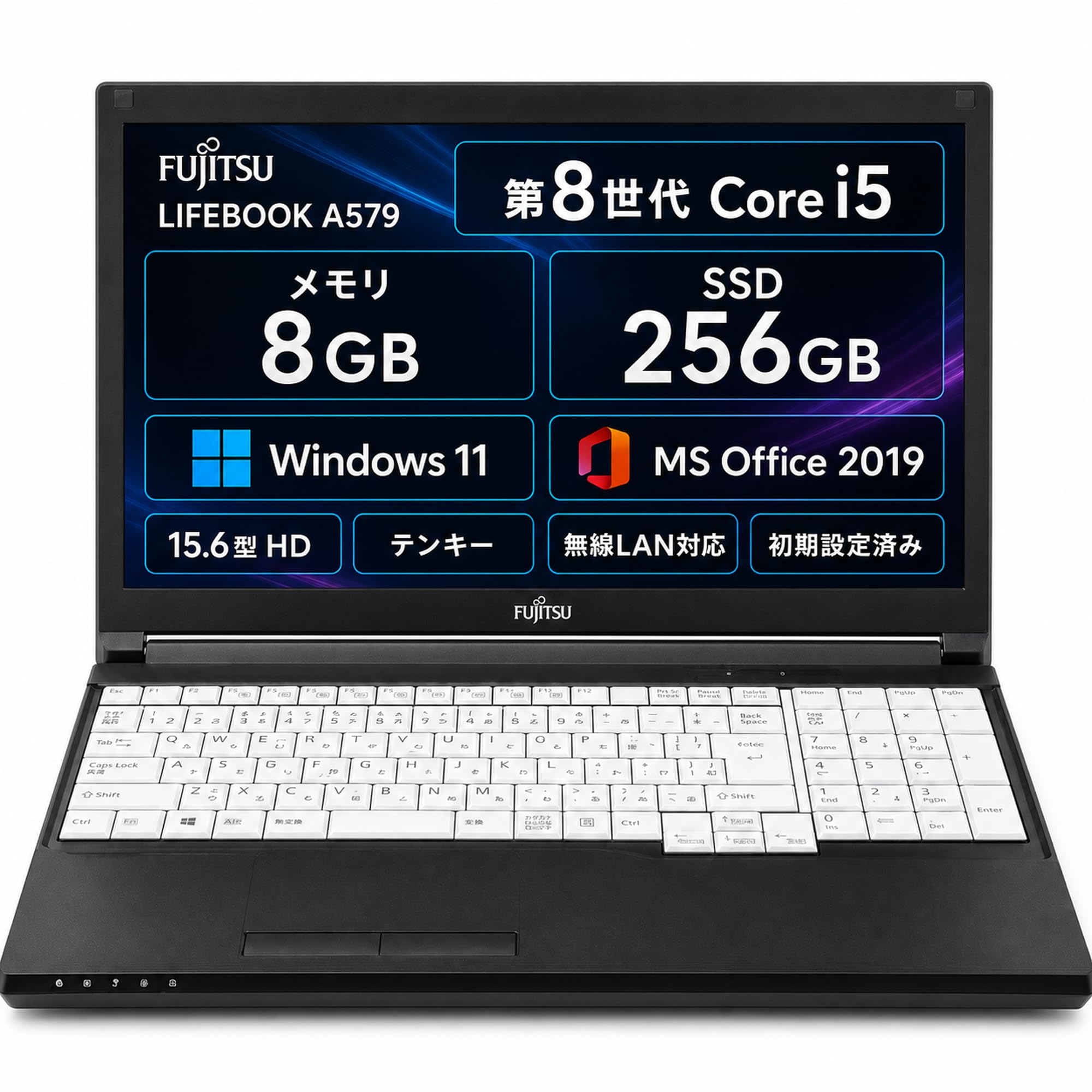 富士通 LIFEBOOK A579 ライセンス認証済み 激安 Amazon.co.jp: 【整備済み品】富士通 LIFEBOOK A579 15.6型ノートPC/第