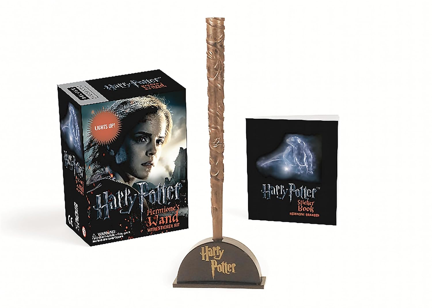 Harry Potter Hermione's Wand with Sticker Kit: Lights Up! : Running ...