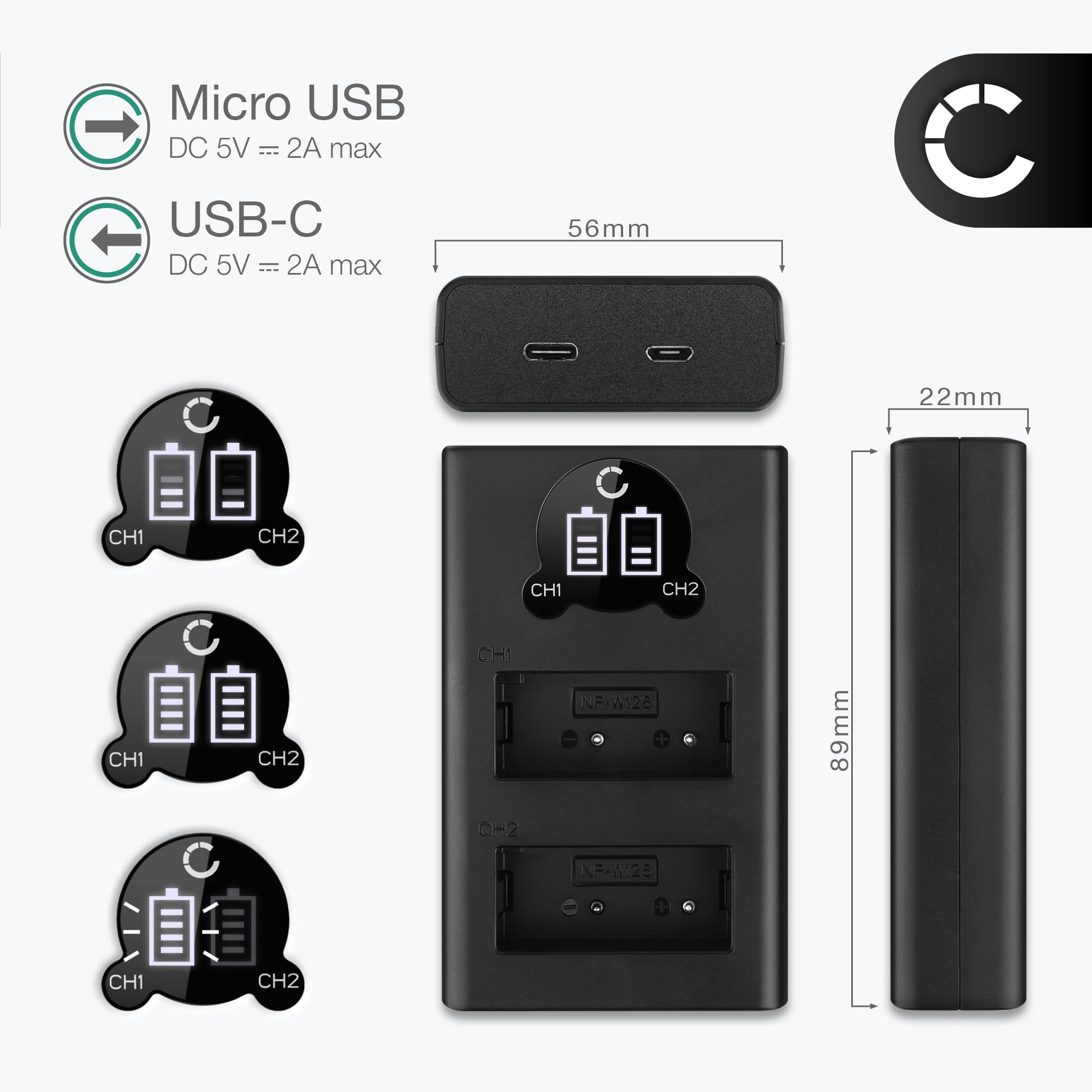 AGPTEK Caricatore Wireless 3 in 1 per Sasung, Ricarica Wireless Rapida