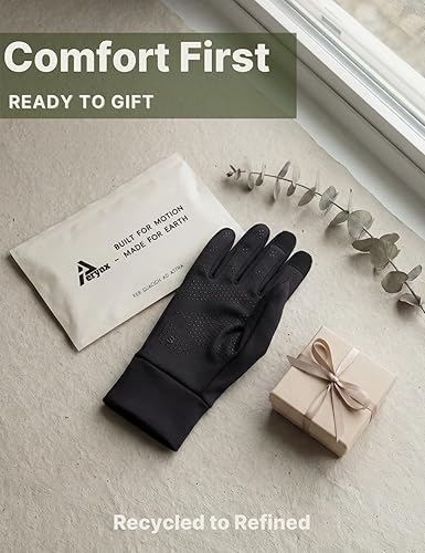 Miniatura 7 de Guantes de invierno para mujeres y hombres, para clima frío, pantalla táctil, guantes de 3 capas para correr, ciclismo, senderismo, conducción
