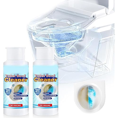 (2PC),Splash Toilet Cleaner - Foam Toilet Bowl Cleaner, Splash Cleaner Foaming Toilet Powder, Household Bathroom Toilet Cleaners for Toilet Squatting Pans, Urinals, Pipe CleaningEasy to Use,