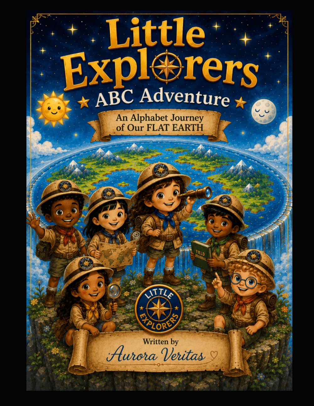 Little Explorers ABC Adventure:: (An Alphabet Journey of The FLAT EARTH)