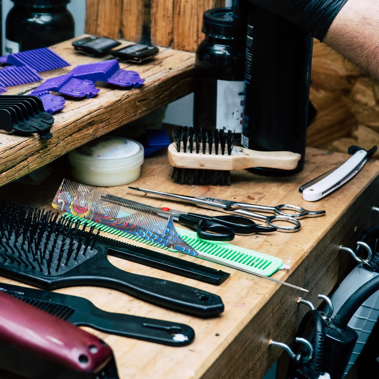 Housoutil 5stücke Haarschneidekamm Friseurkamm Für Hairstyling Professionelles Haarpflegewerkzeug Für Salon Und Zuhause Geeignet Für Haartypen