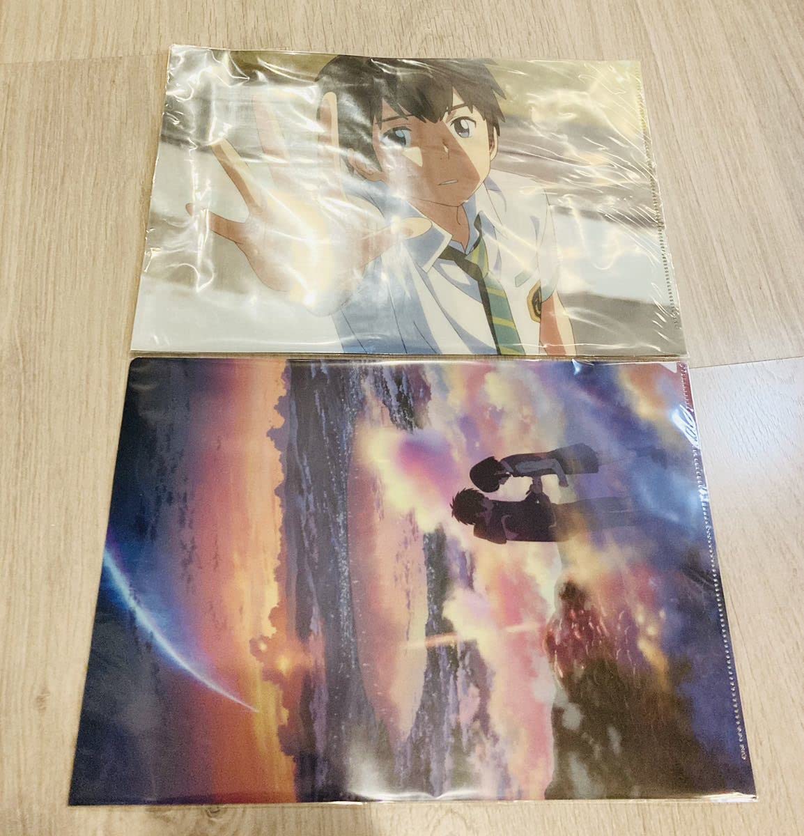 Amazon.co.jp: 君の名は クリアファイル セット 劇場 限定 グッズ 新海