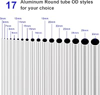 LAVMHAB 6063 Alumínium Körcső 23x20mm 1,5mm Falvastagság 300mm Hosszú Ezüst Csövek Polírozott Felülettel (2 db) 3