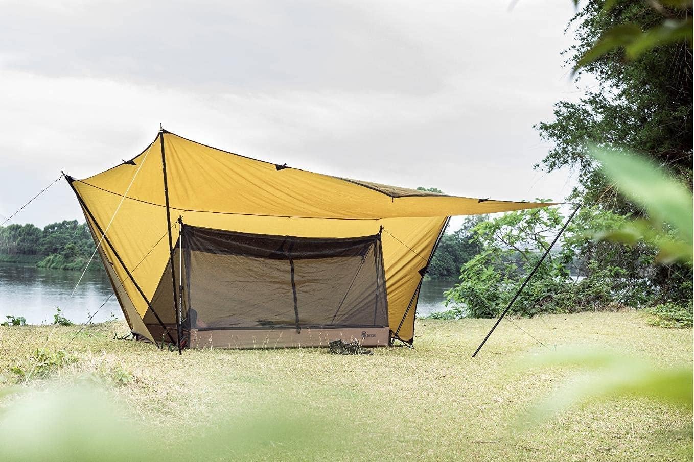OneTigris Mesh Tent + Waterproof Tent Footprint+ KOMPOUND Camping Hammock : Sports & Outdoors