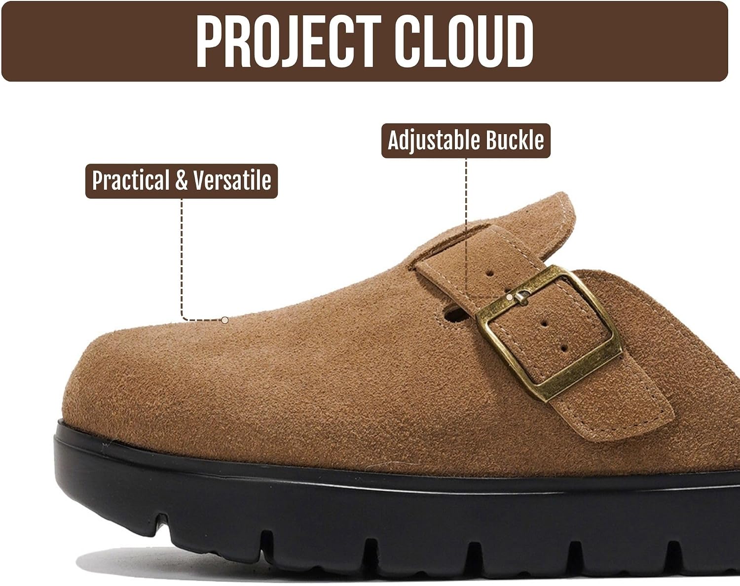 100% Genuine Leather Platform Clogs for Women - Fall Shoes for Women 2026 image 3