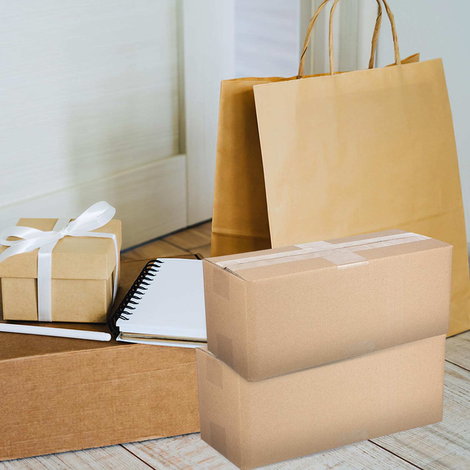 10 Piezas Cajas de Embalaje para Envio Cajas de Carton Corrugado para Pequenas Empresas y Mudanzas