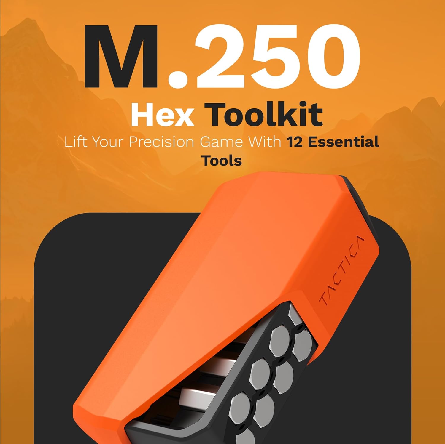 M.250 Hex Toolkit | Comprehensive 12-piece Screwdrivers Set | Features Allen keys, Phillips, Flats, and TORX | Compact And Portable Screwdriver Set for Every Quick Need