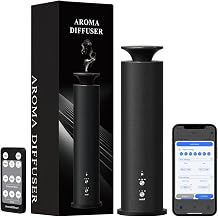 Waterless Diffuser Machine Scent Air Machine Covers 1000 Sq Ft for Home Diffusers Essential Oil Diffusers Studio Scent Diffuser Large Room Fragrance App Remote Control Capacity 3.5 Oz Black Purple