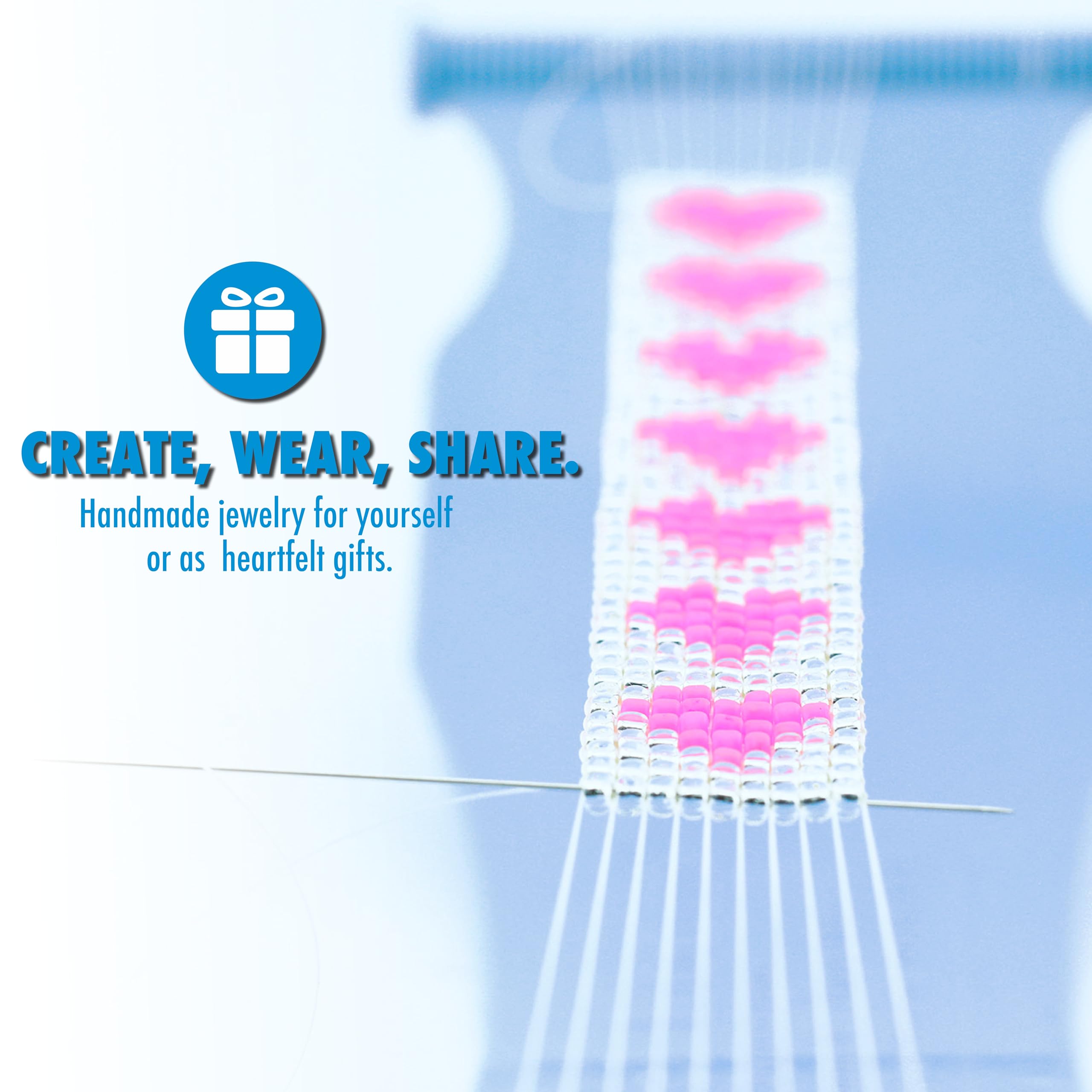 Beadalon Jewel Baby Loom, Kunststoff, blau
