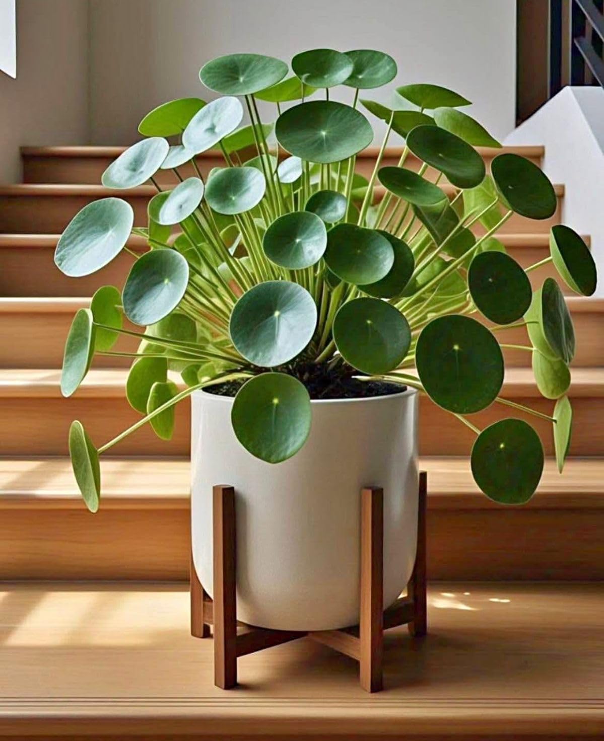 Lucky Coin Plant (Chinese Money Plant) – Prosperity-Bringing, Air Purifying Indoor Plant | Feng Shui Good Luck Tree for Office, Bedroom & Home Decoration-image-43