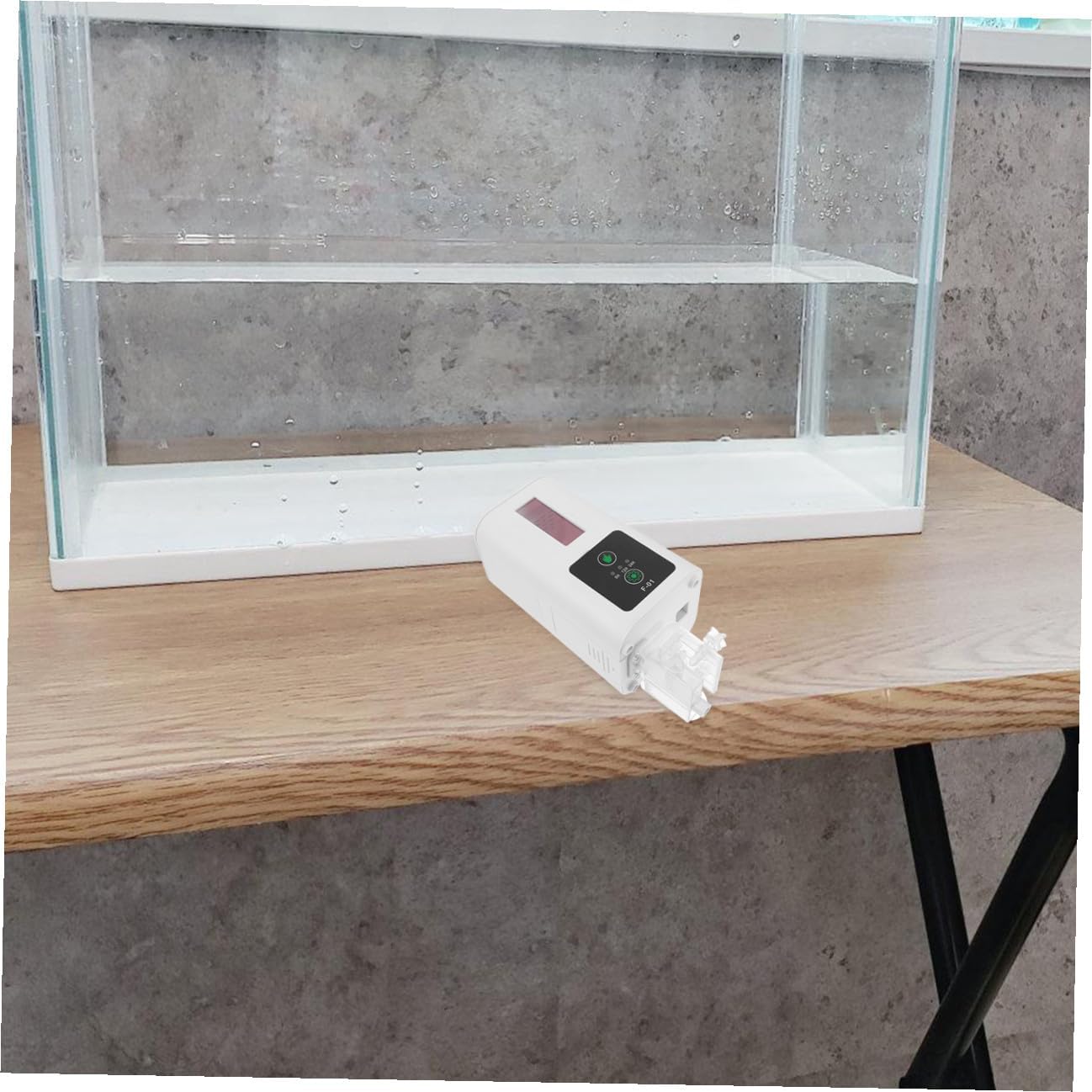 minkissy Automatic Fish Feeder Dispenser for Aquarium and Turtle, Smart Timing Feeding Machine for Small Fish Tanks, Vacation Auto Food Dispenser for Aquatic Pets