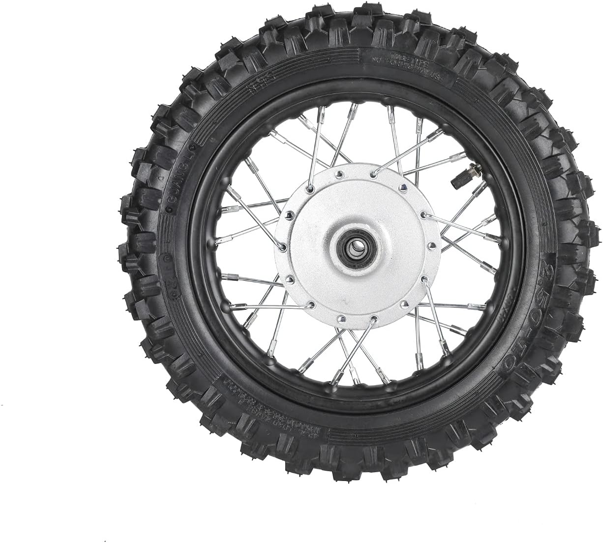 MOTOTPR 2.5-10 10 Inch Front Rear Wheel Rim Tire 12mm Bearing with Sprocket for CRF50 XR50 50cc Dirt Bike ATV