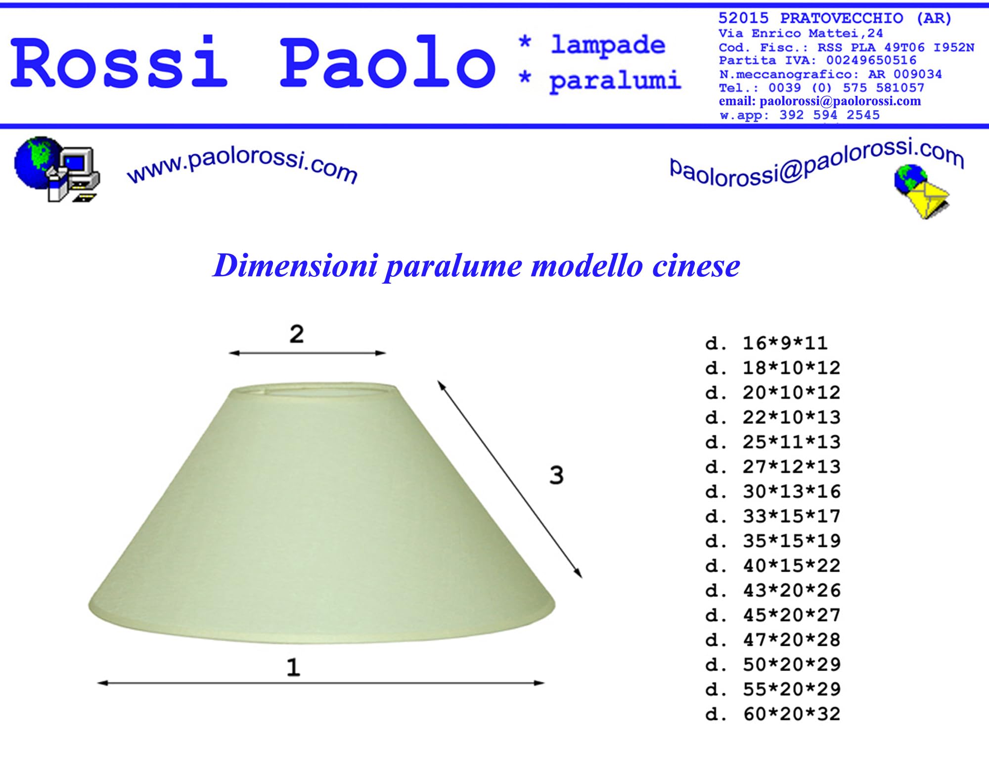 Paolo Rossi paralume prime moderno cappello modello cinese in tessuto bianco e PVC con rifinitura oro - produzione propria - made in Italy (diametro cm 50)