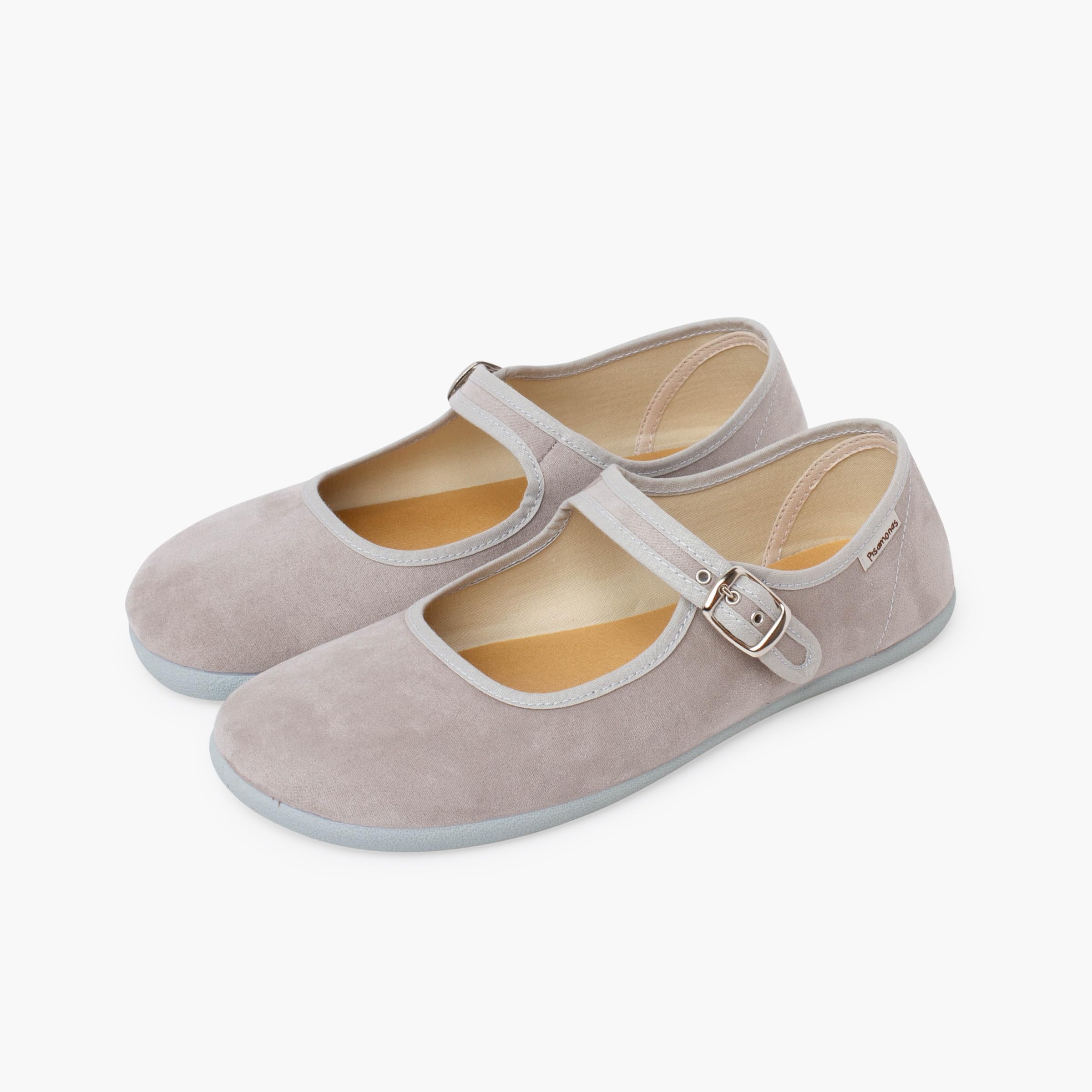 Pisamonas Merceditas Barefoot Suede Hebilla Mujer