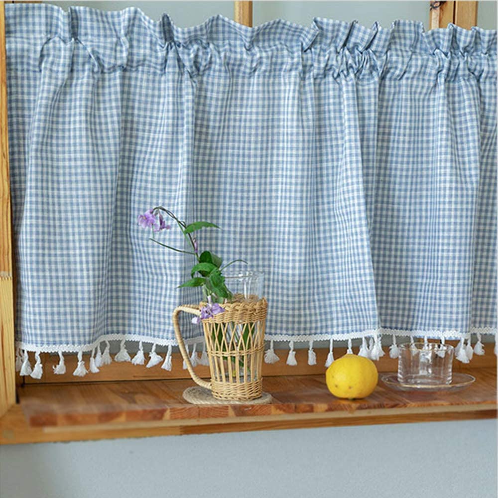 Rideaux demi-fenêtres contre le vis-à-vis rideaux café semi-transparents