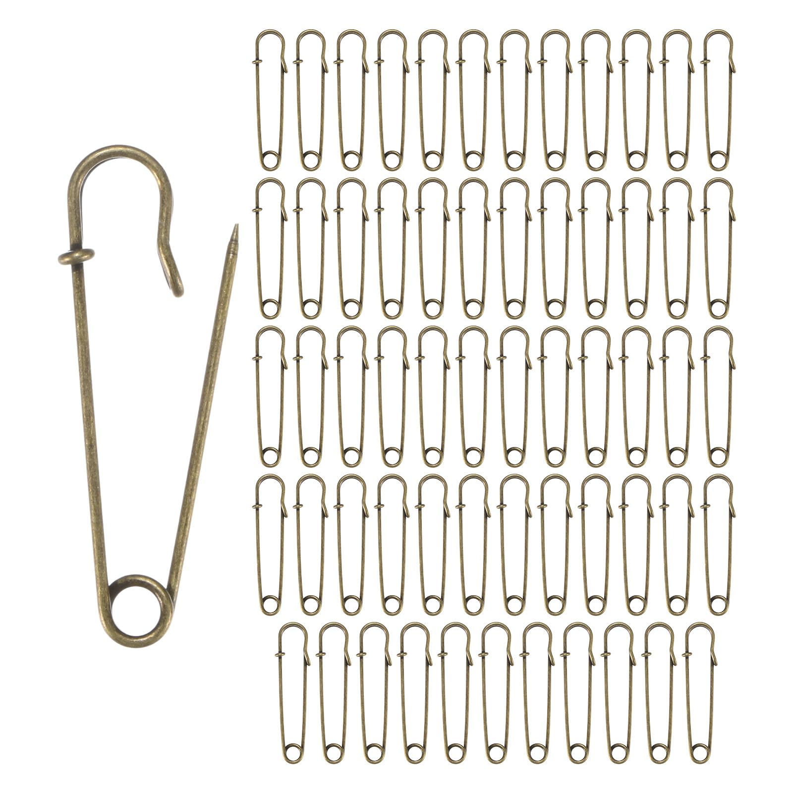 M METERXITY 60-Pack Large Safety Pins