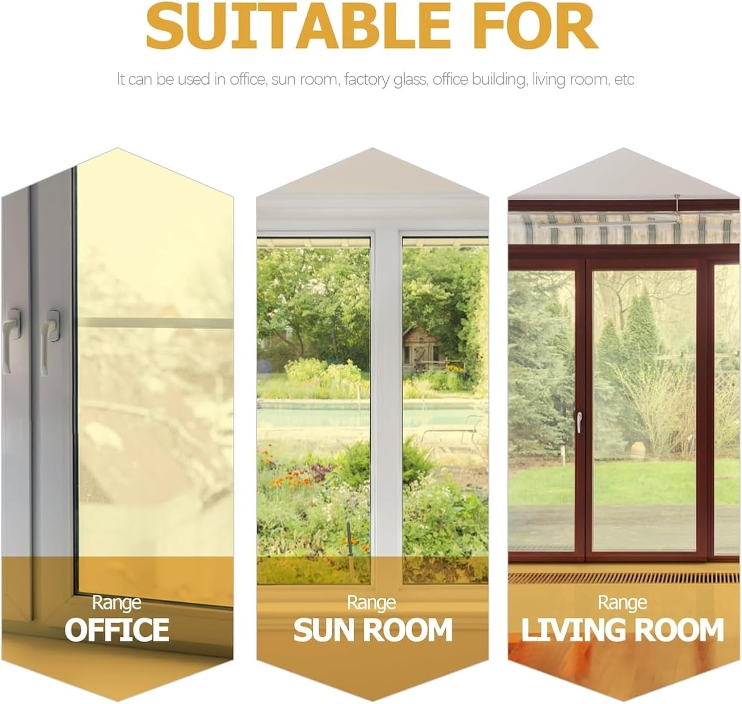 Window Film, Window Film Mirror Daytime Privacy Film Sun Blocking Window Film Reflective Window Film One Way Cling Window One Way Transparent Film Composite Film(120x100cm)