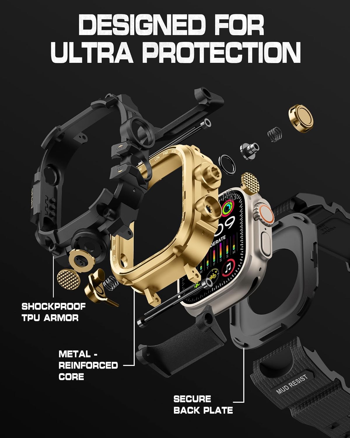 amBand Bands Case for iWatch 49mm